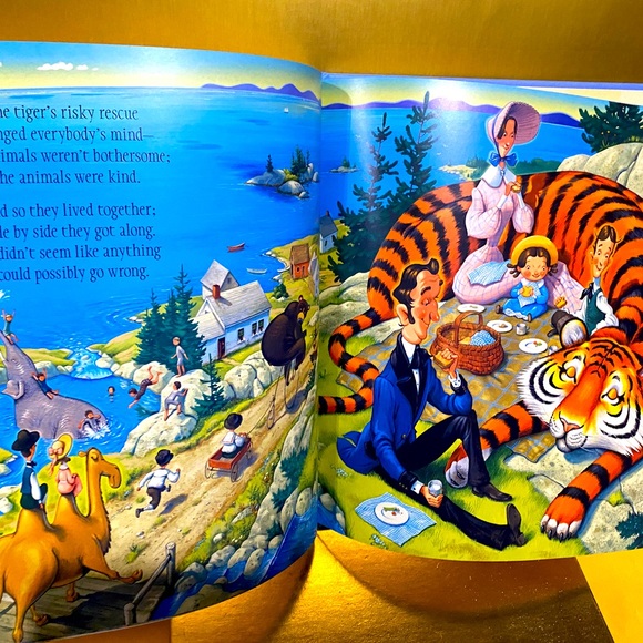 THE CIRCUS SHIP HARDCOVER BOOK w/DUST JACKET NEW CHRIS VAN DUSEN BEAUTIFUL COLOR - Picture 3 of 16